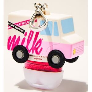 Bath & Body Works Milk Bar Truck Pocketbac Hand Sanitizer Holder NEW